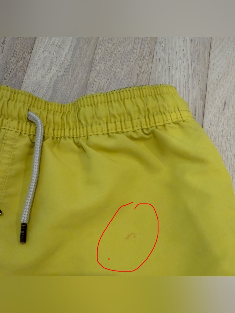 Ralph Lauren Traveller Polo Boys Yellow Swim Trunks Board Shorts Large 14-16 - Picture 4 of 9